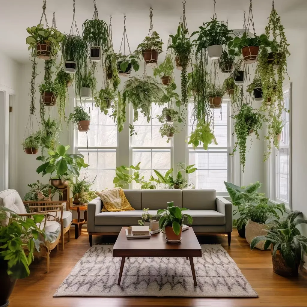 hang-decorative-plants-from-the-ceiling